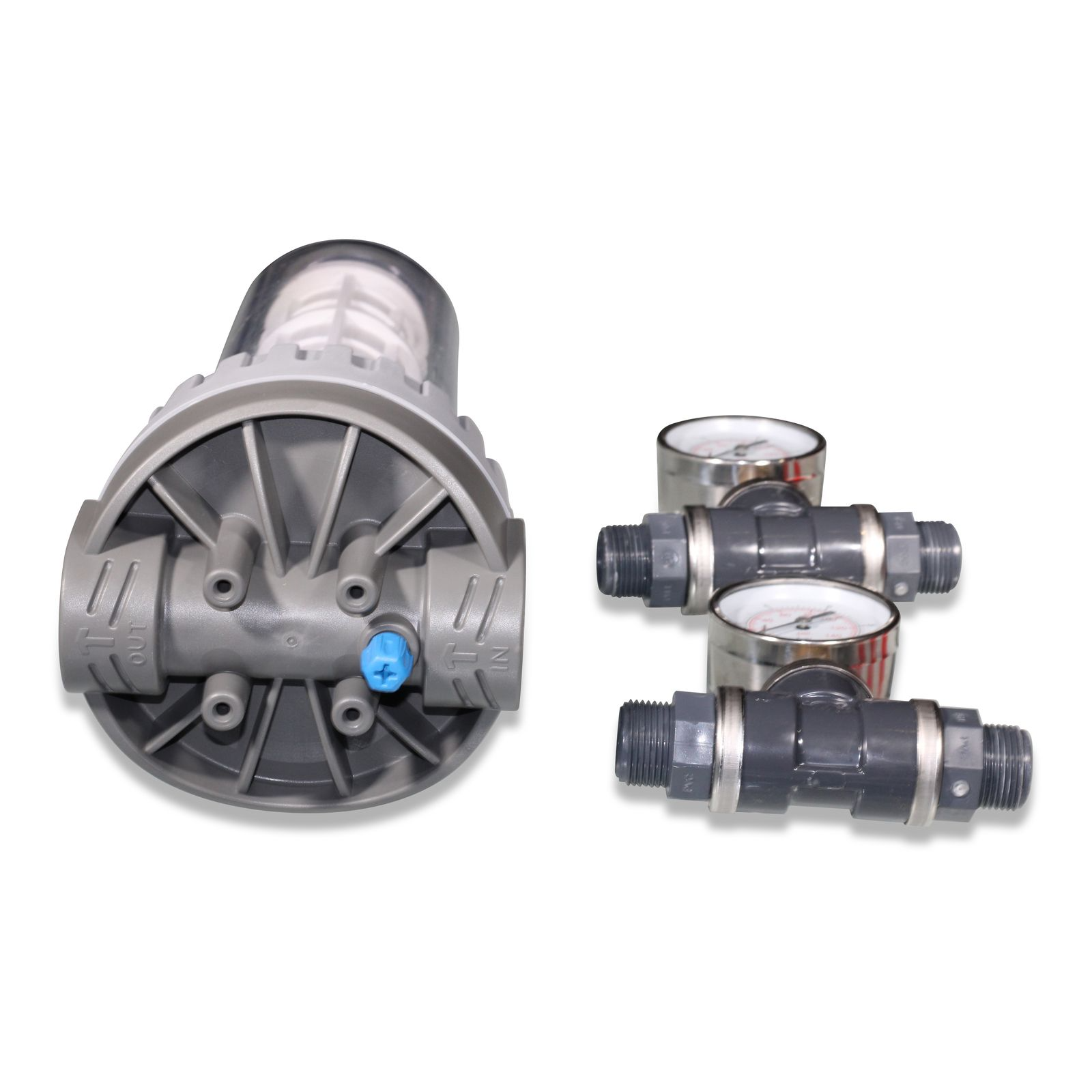 Водяной фильтр D3/4", с манометром Lubing