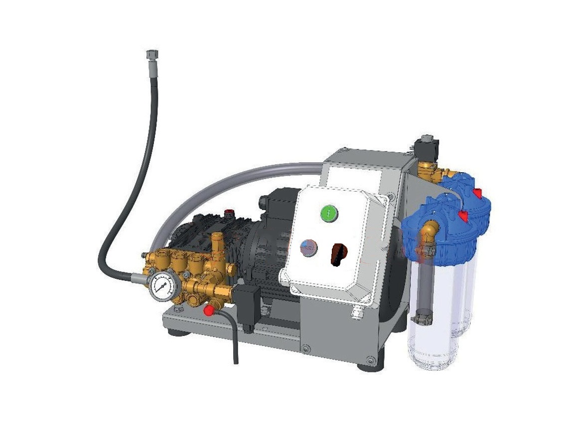 Насос высокого давления, 3x400V, 50 Гц, Lubing